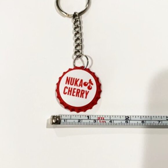 Fallout 4 Nuka Cola Cherry Cap Keychain - 3.5inch Gaming Keychain - Picture 5 of 7